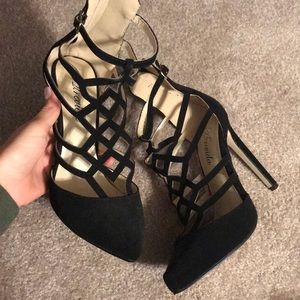 Criss cross heels